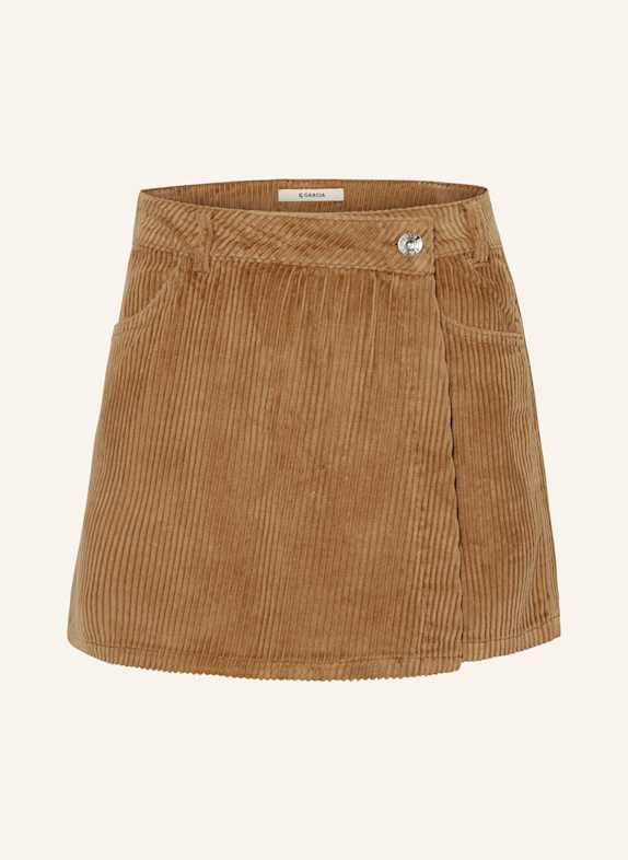 GARCIA Spódnico-spodnie AUGUST ze sztruksu JASNOBRĄZOWY