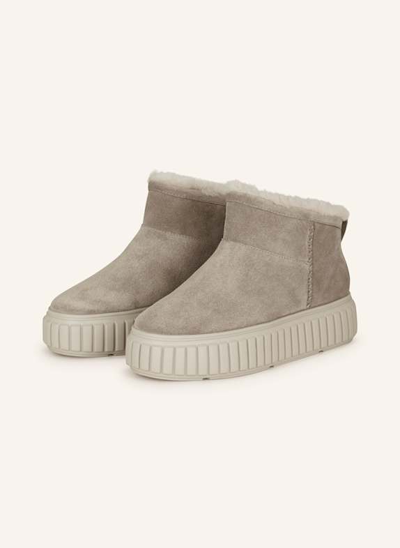 KENNEL & SCHMENGER Plateau-Boots ZAP GRAU