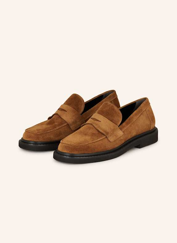 KENNEL & SCHMENGER Penny loafers SAMU BROWN