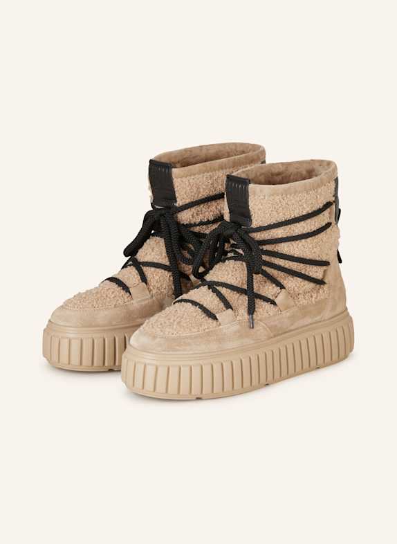 KENNEL & SCHMENGER Boots BEIGE/ SCHWARZ