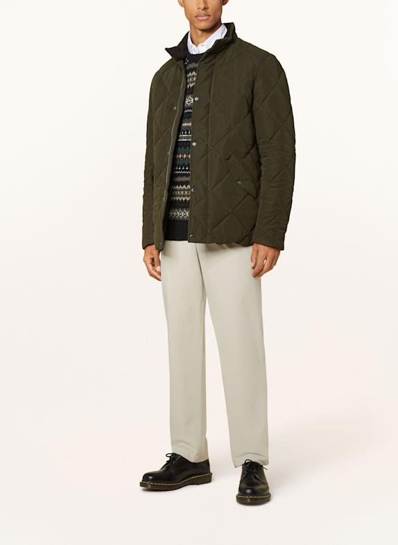 Barbour quiltad jacka MÖRKGRÖN