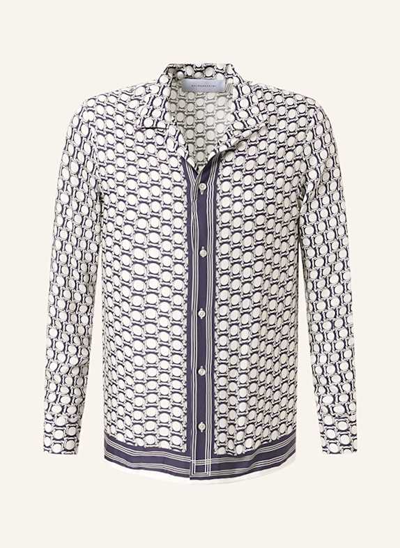 BALDESSARINI Hemd Extra Slim Fit DUNKELBLAU/ WEISS