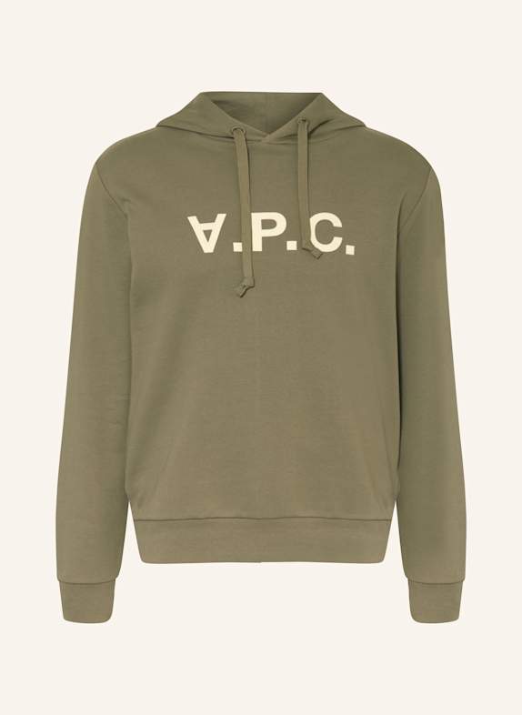 A.P.C. Hoodie KHAKI/ ECRU