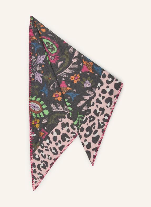 CODELLO Dreieckstuch PINK/ GRAU