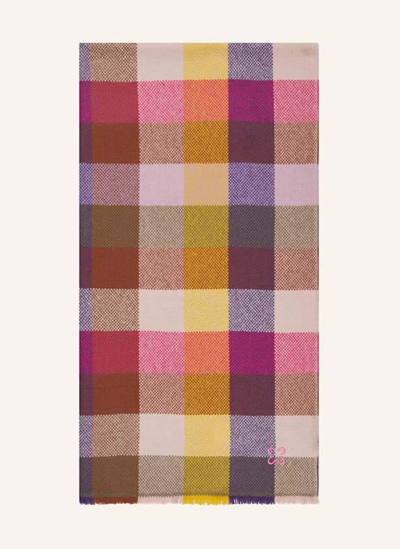 CODELLO Schal LILA/ GRÜN/ PINK