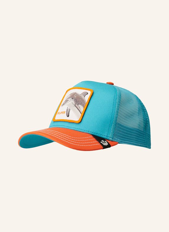 GOORIN BROS. Cap DOLPHIN FAN TÜRKIS/ ORANGE