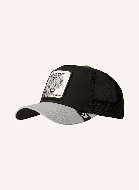 GOORIN BROS. Cap THE SAVAGE TIGER SCHWARZ/ GRAU