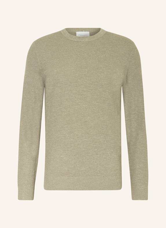 PROFUOMO Pullover HELLGRÜN