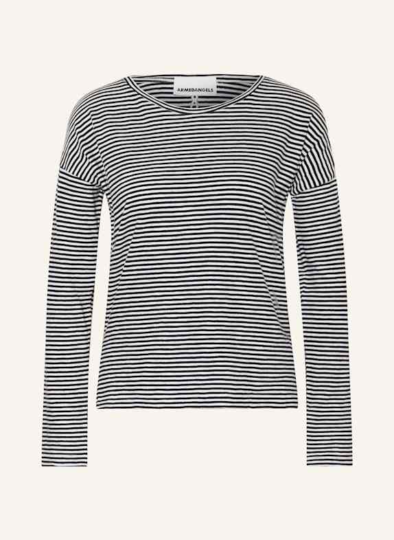ARMEDANGELS Sweter XIANAA CZARNY/ BIAŁY