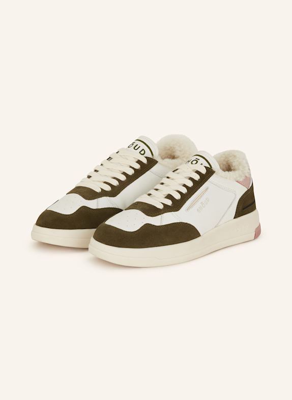 GHOUD Sneaker TWEENER WEISS/ ROSÉ/ KHAKI