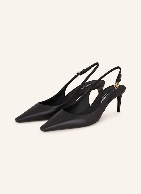 DOLCE & GABBANA Slingpumps SCHWARZ