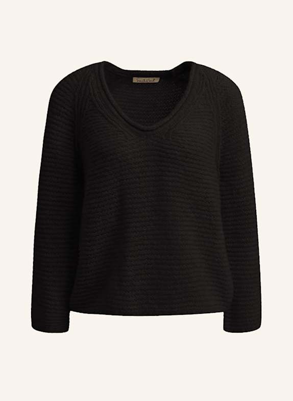 Smith & Soul Pullover mit Alpaka SCHWARZ
