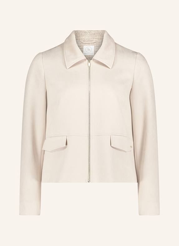 BETTY&CO Jacke in Lederoptik CREME