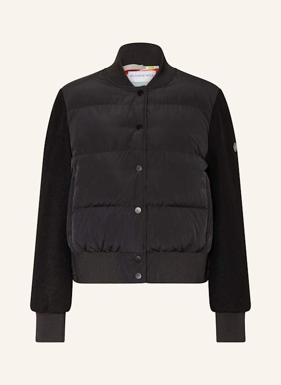 BLONDE No.8 Steppblouson JOAN im Materialmix SCHWARZ