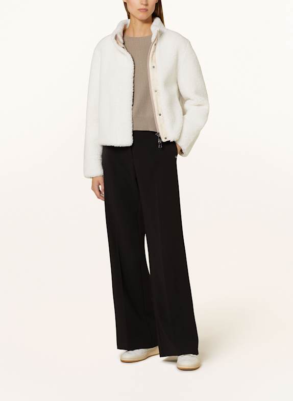 No.1 Como Teddyfell-Jacke FILIPA CREME