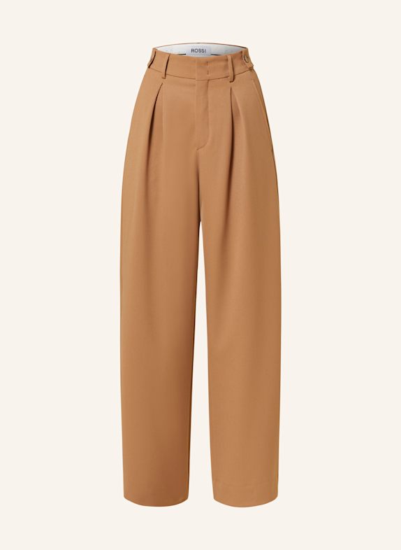 ROSSI Wide leg trousers DAVY CAMEL