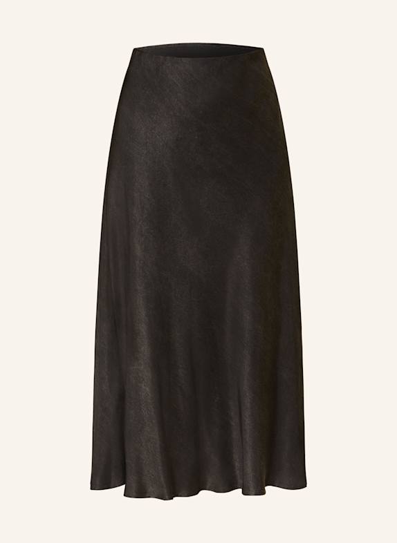 ottod'ame Satin skirt DARK GRAY