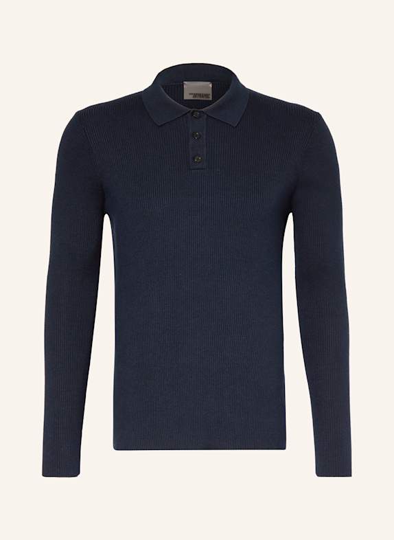 DRYKORN Knitted polo shirt TESUAN DARK BLUE