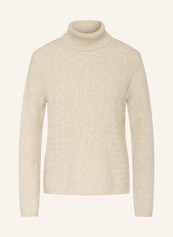 darling harbour Turtleneck sweater BEIGE