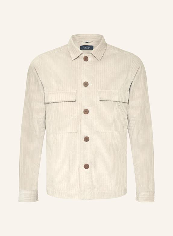 OLYMP SIGNATURE Cordhemd Regular Fit HELLBRAUN