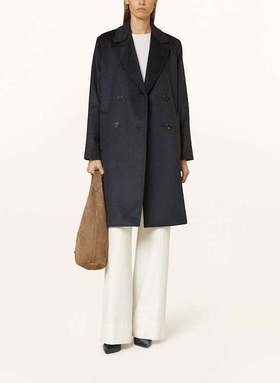 ottolinger tie dye embroidered logo hoodie item Wool coat ZUM DARK BLUE