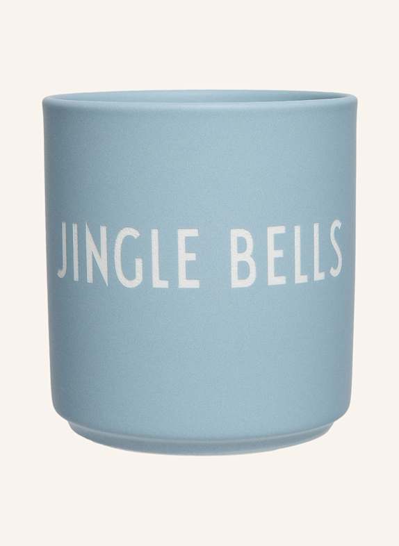 DESIGN LETTERS Becher JINGLE BELLS HELLBLAU