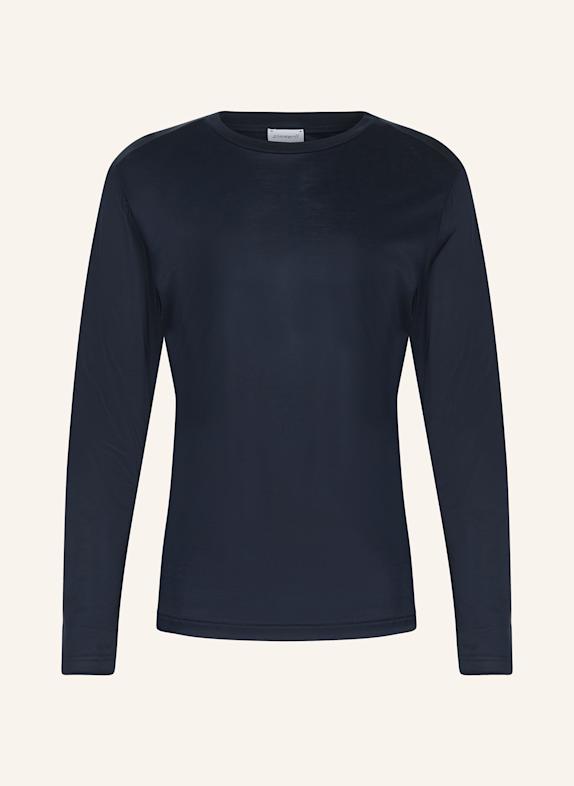 zimmerli Schlafshirt SUSTAINABLE LUXURY DUNKELBLAU