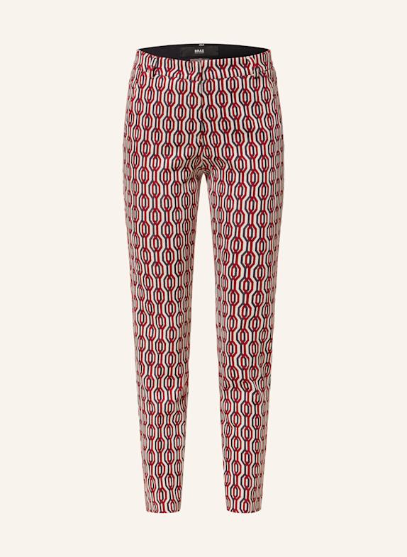 BRAX Hose MARON DUNKELROT/ DUNKELBLAU/ BEIGE