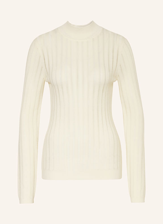 BOSS Sweter FATIRAMI JASNOŻÓŁTY