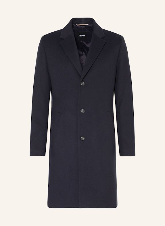 BOSS Wollmantel HYDE DUNKELBLAU