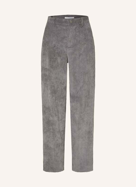 RAFFAELLO ROSSI Corduroy trousers YUKI GRAY