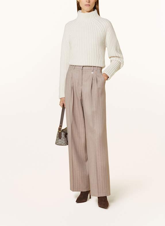 RAFFAELLO ROSSI Marlene broek MAYLA BEIGE / WIT