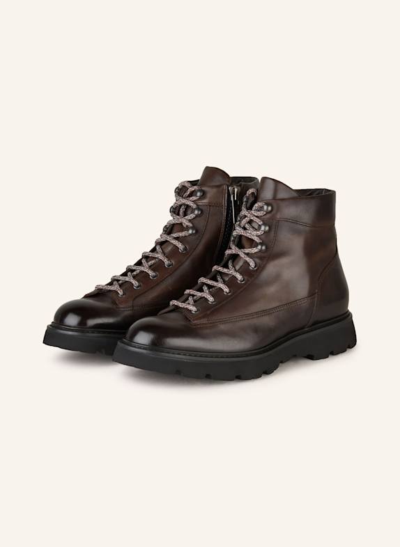 DOUCAL'S Schnürboots DUNKELBRAUN