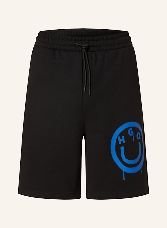 HUGO BLUE Sweatshorts NIMAYASHO SCHWARZ/ BLAU