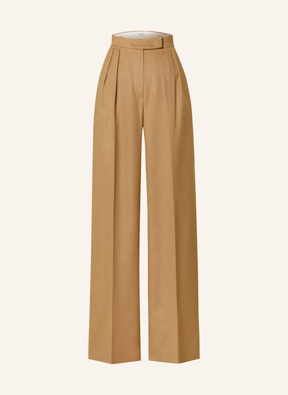 Max Mara FAGUS camel hair Marlene trousers CAMEL