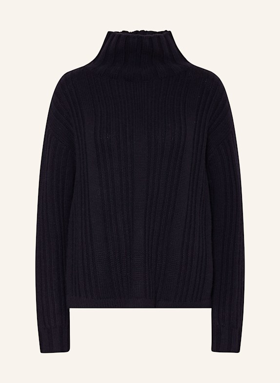 Max Mara Leather belt MGRAZIATA DARK BLUE