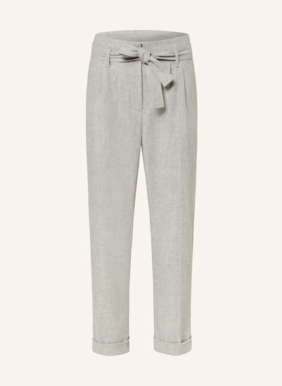 BOSS tASHAINA 7/8 trousers in a denim look SILVER