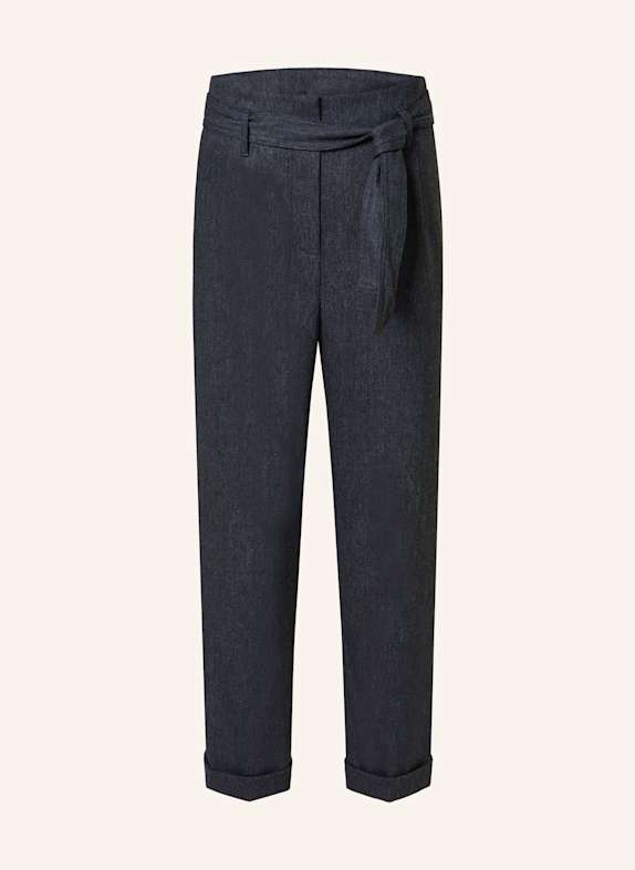 BOSS tASHAINA 7/8 trousers in a denim look DARK BLUE