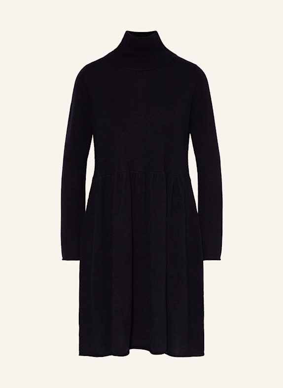 ALLUDE Strickkleid mit Cashmere DUNKELBLAU