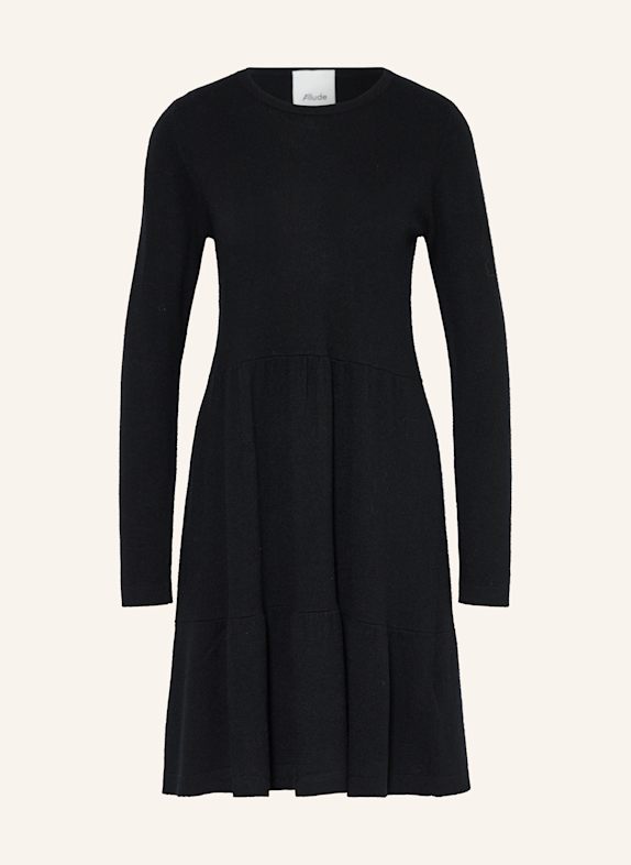 ALLUDE Strickkleid SCHWARZ