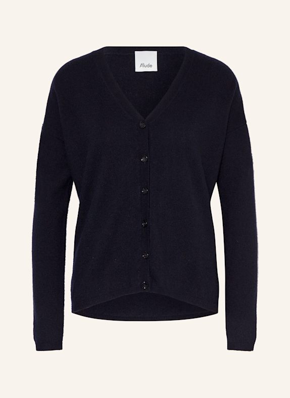 ALLUDE Cashmere cardigan DARK BLUE