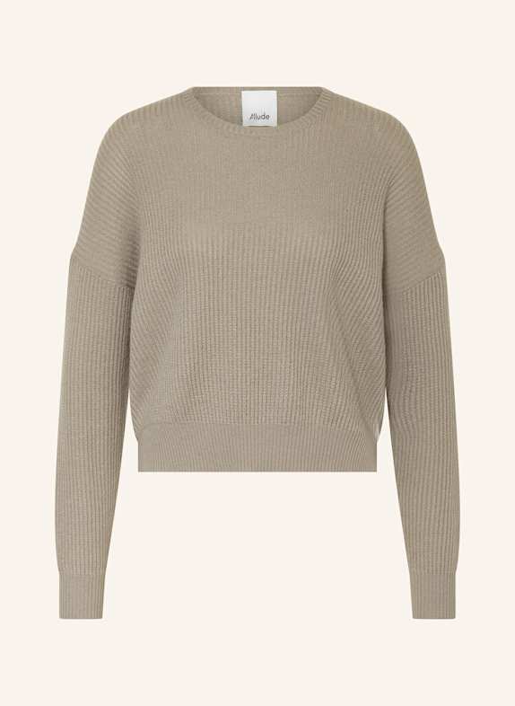 ALLUDE Cashmere-Pullover TAUPE