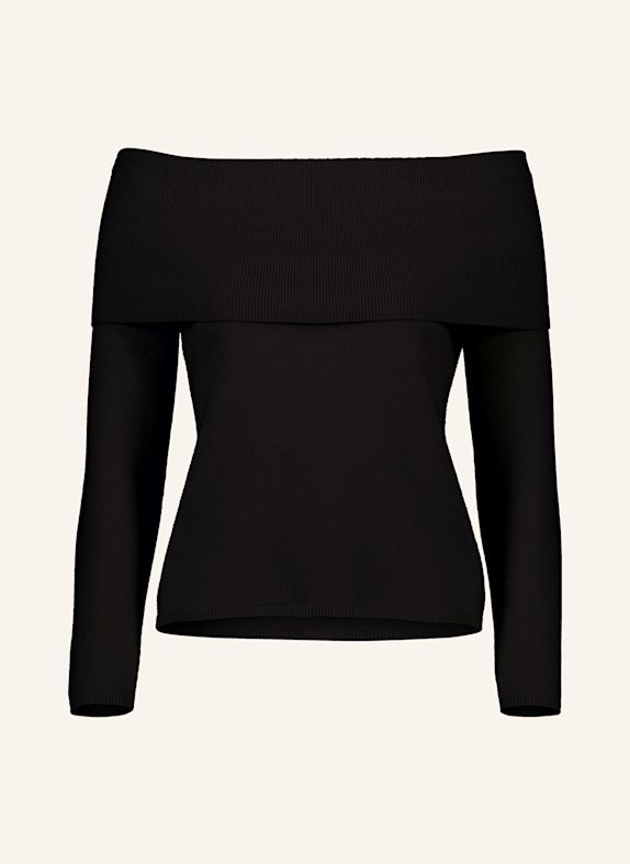 ALLUDE Cashmere sweater BLACK