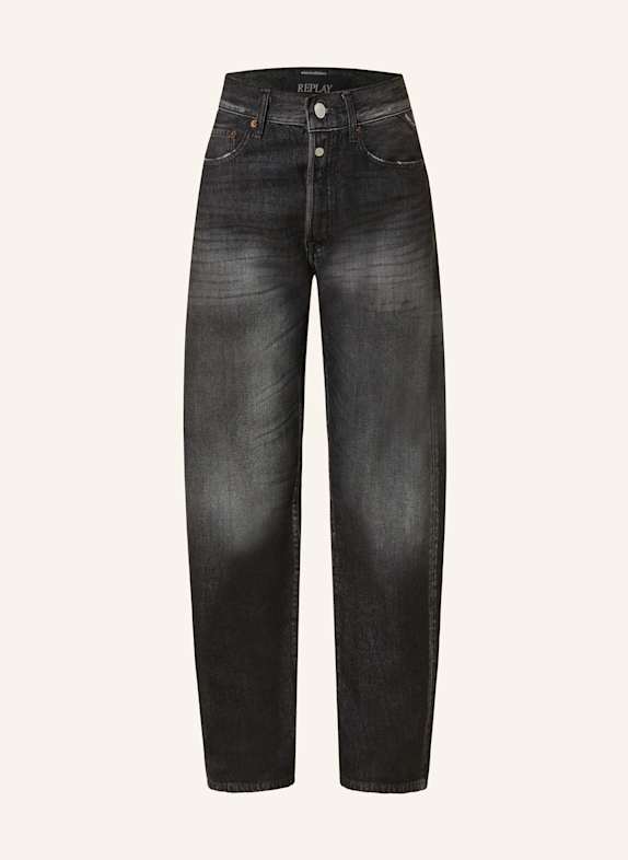 REPLAY Straight Jeans 099 BLACK DELAVÈ