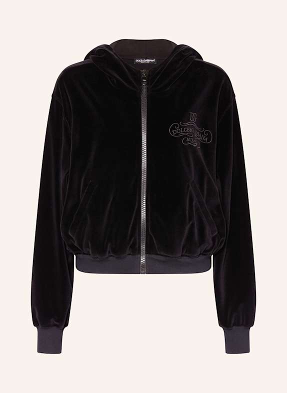 DOLCE & GABBANA Nickijacke SCHWARZ