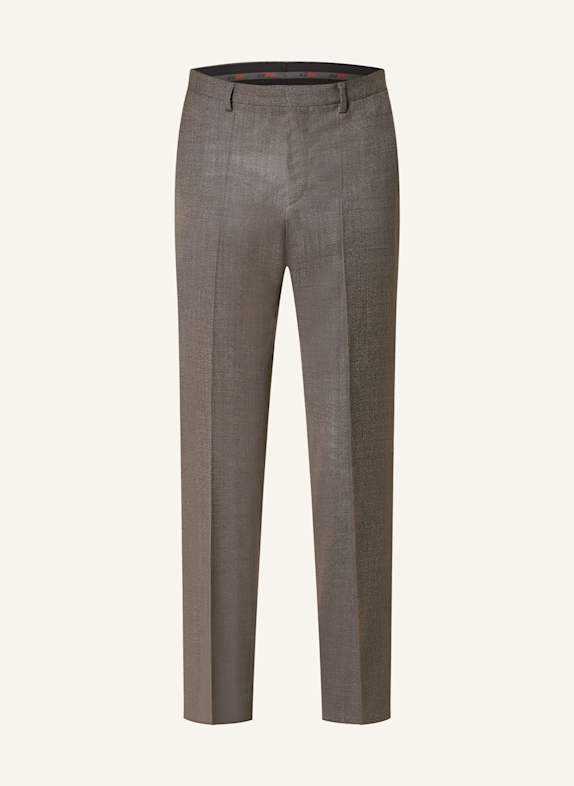 HUGO Suit trousers HESTEN extra slim fit 216 MEDIUM BROWN