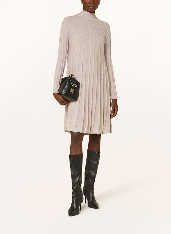 HEMISPHERE Strickkleid TAUPE