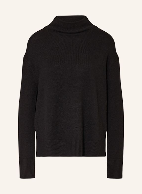 HEMISPHERE Sweater with cashmere BLACK