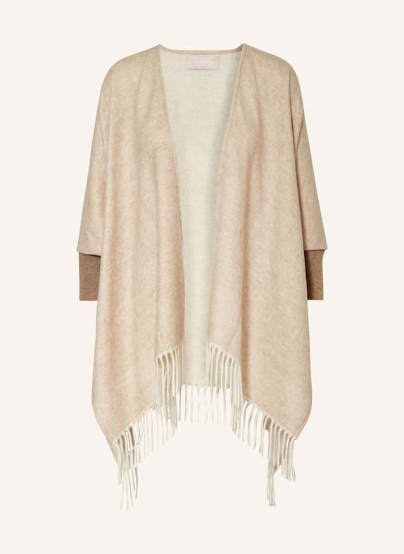 HEMISPHERE Cashmere cape BEIGE