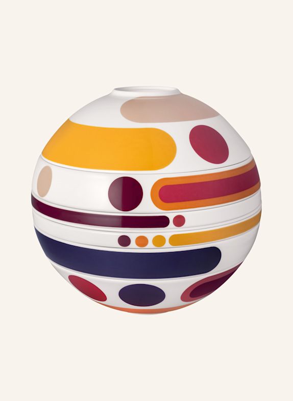 Villeroy & Boch Geschirr-Set LA BOULE MIAMI CREME / DUNKELBLAU / GELB